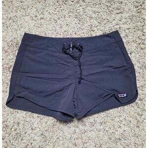 Patagonia Wavefarer Boardshorts 5" in Ink Black Net Plus #76594 Size 10 Women's